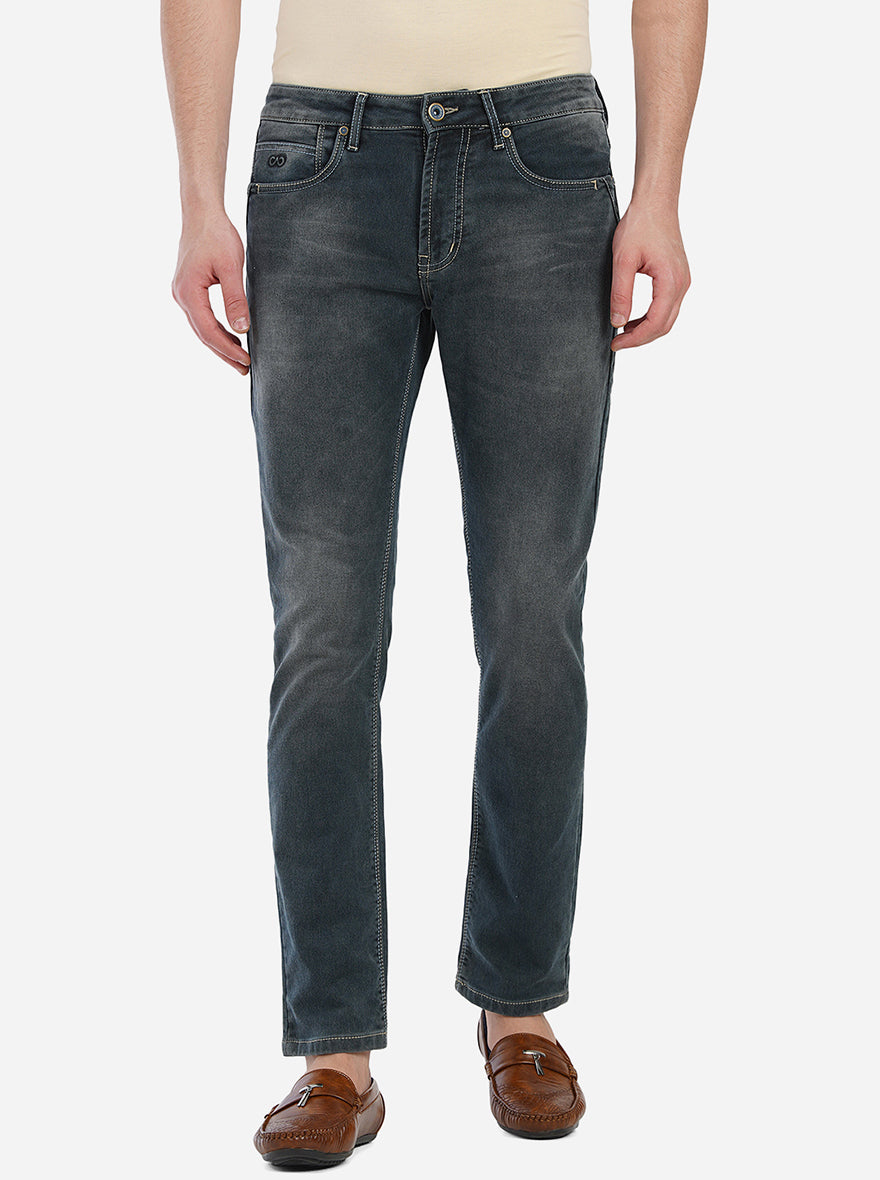 Buy Mid Wash Regular Fit Jeans Online | Indian Terrain
